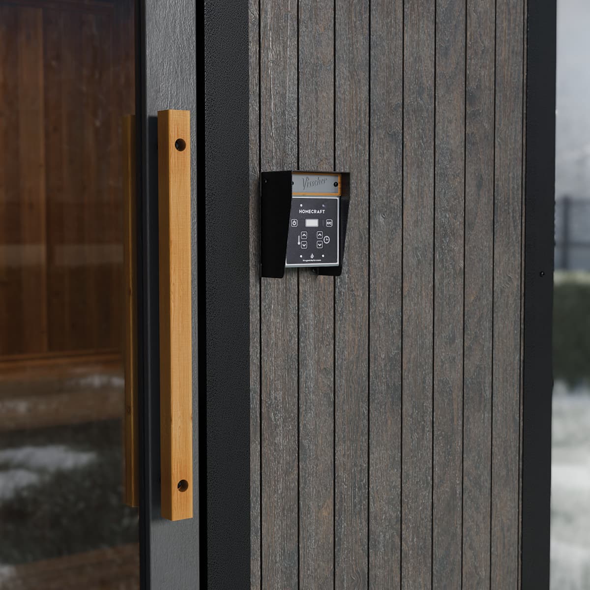 6' x 6' Red Cedar Outdoor Sauna