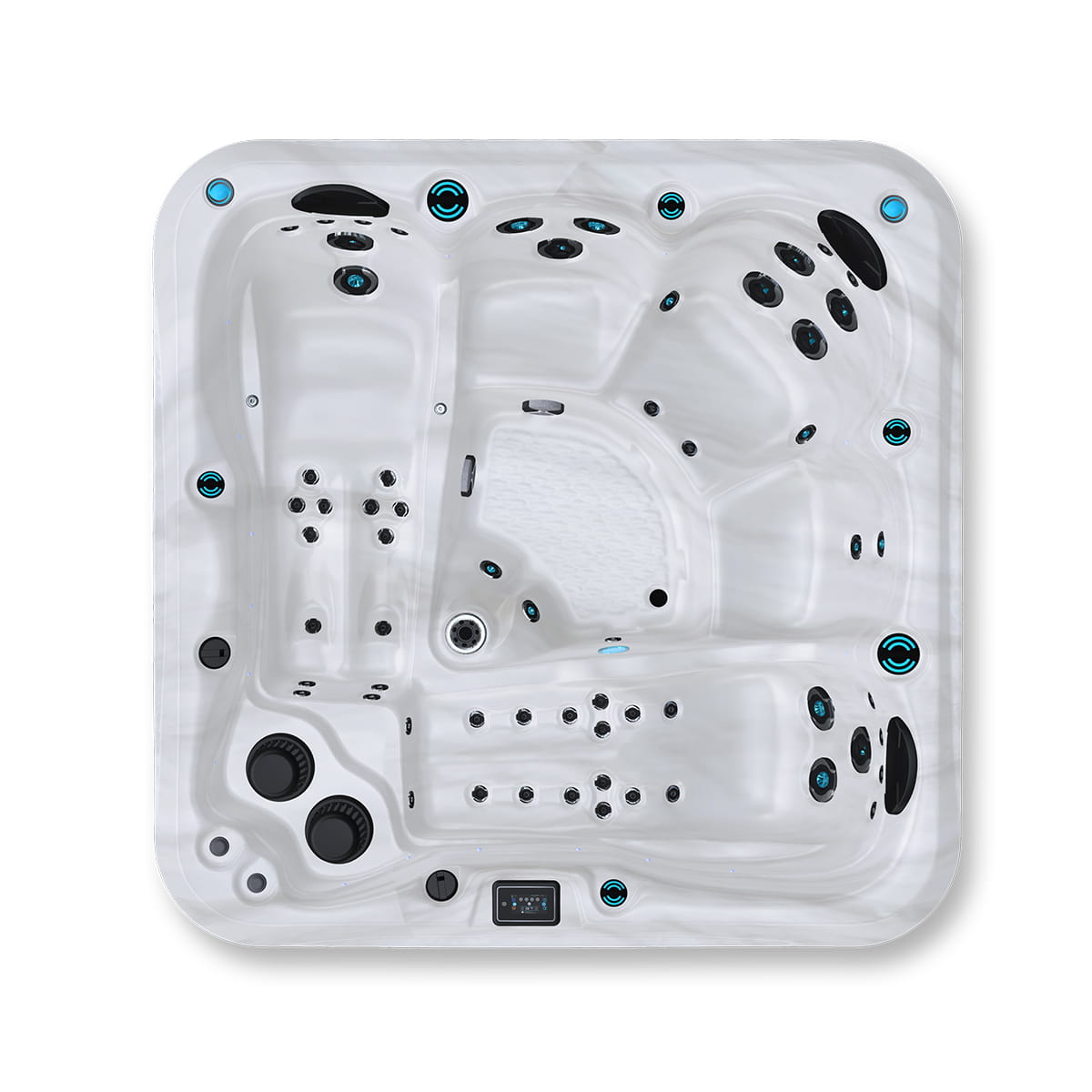 Spa Solstice S520 - Midnight Canyon - Brown