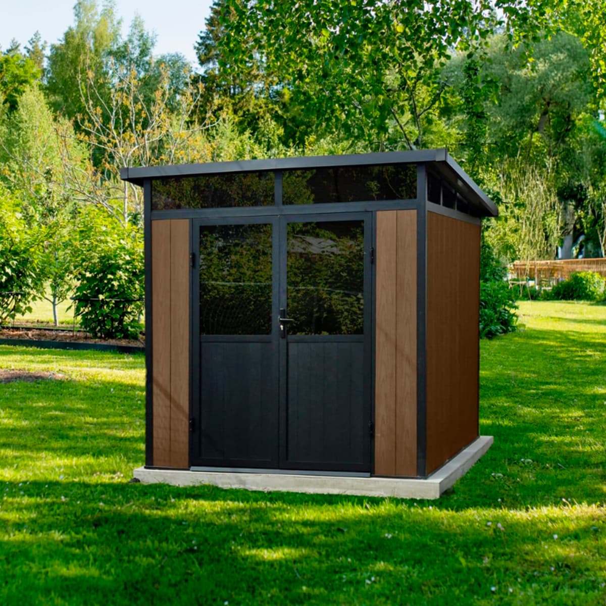 Mirage Shed 7' x 7' Walnut