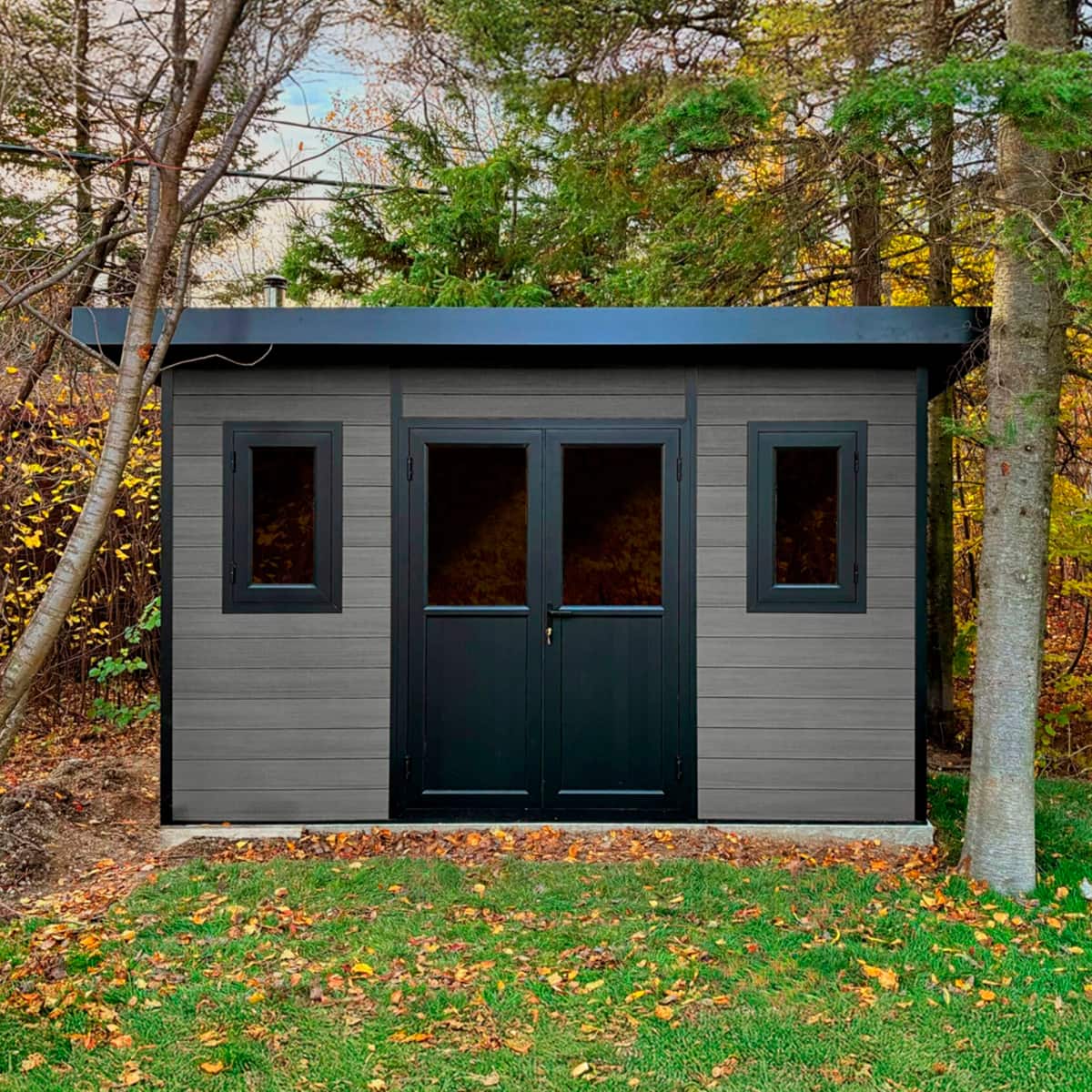 Mistral Shed 12' x 12' Nordic Grey