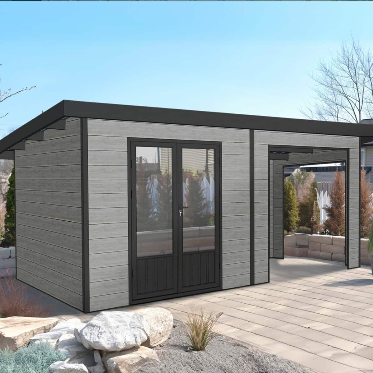 Mistral Shed 20' x 10' Nordic Grey