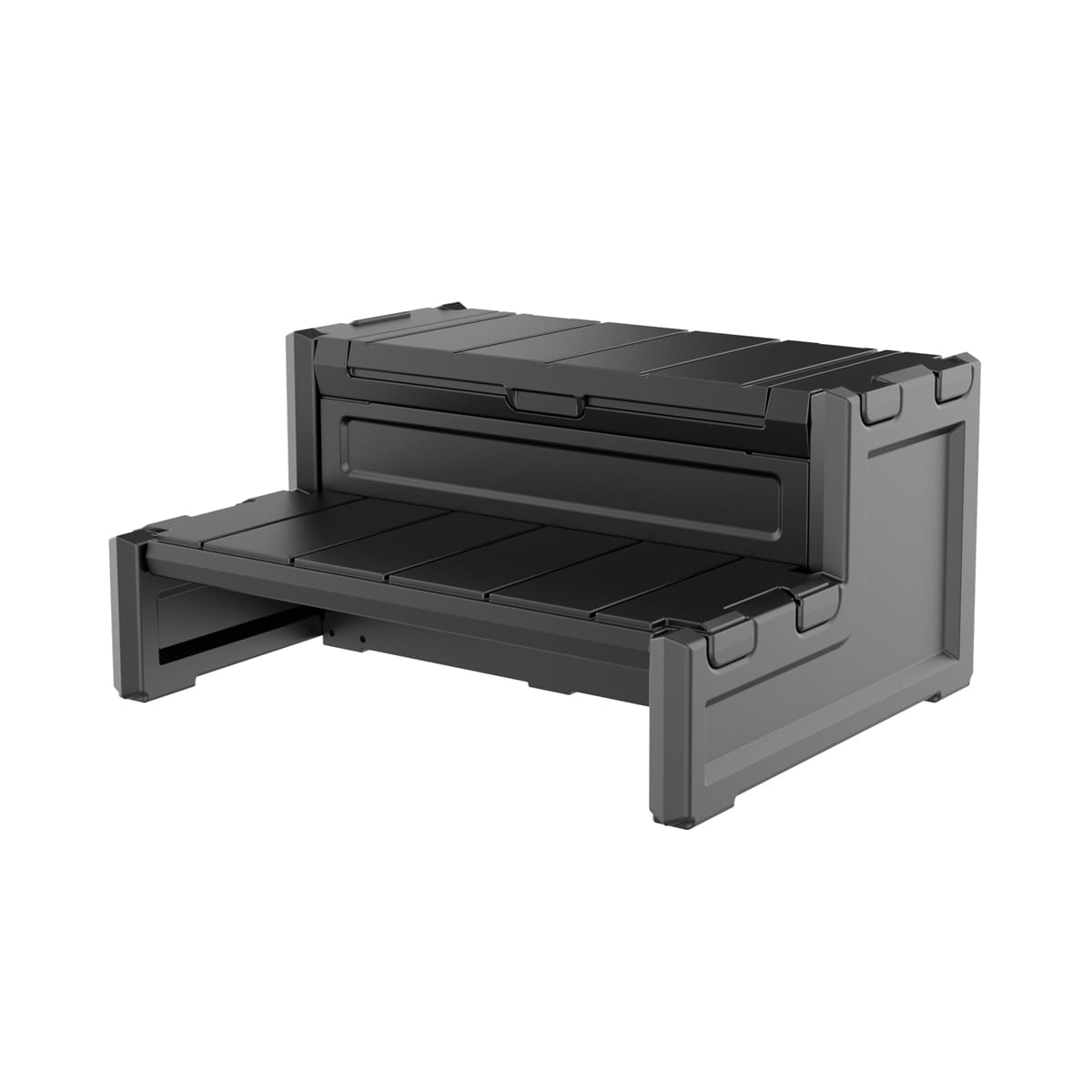 Black Spa Step with Storage