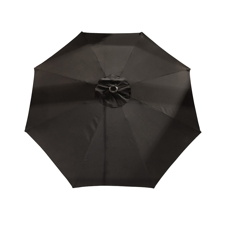 Deluxe Market Parasol Replacement Cover 9' - Black