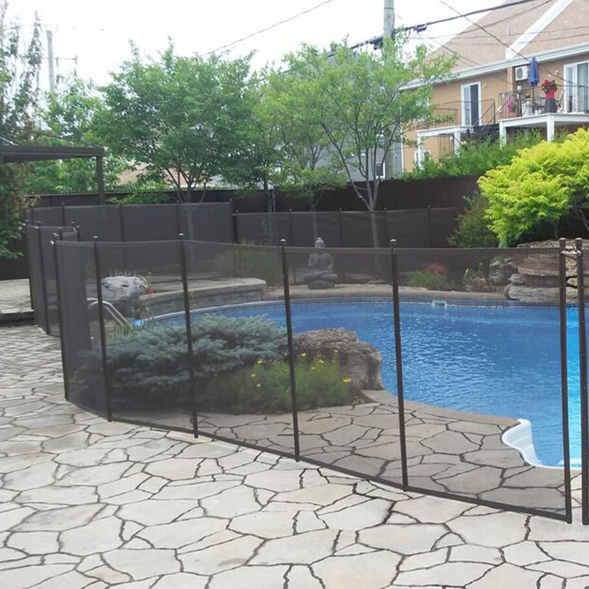 4' Prestige Fence Brown (2mm Trellis)