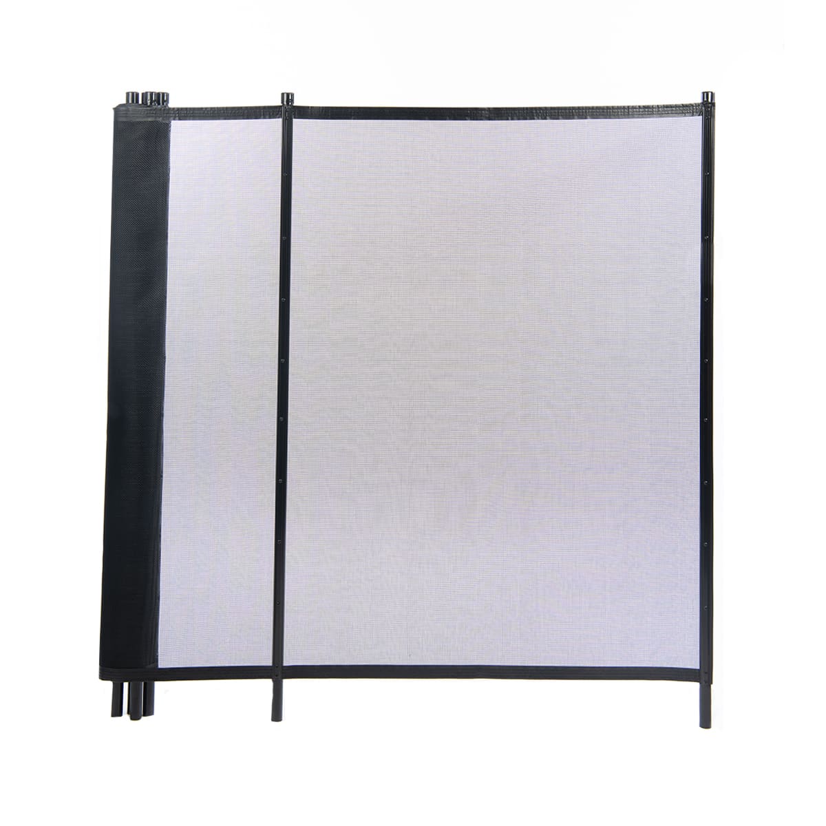 4' Prestige Fence Black (2mm Black Trellis)