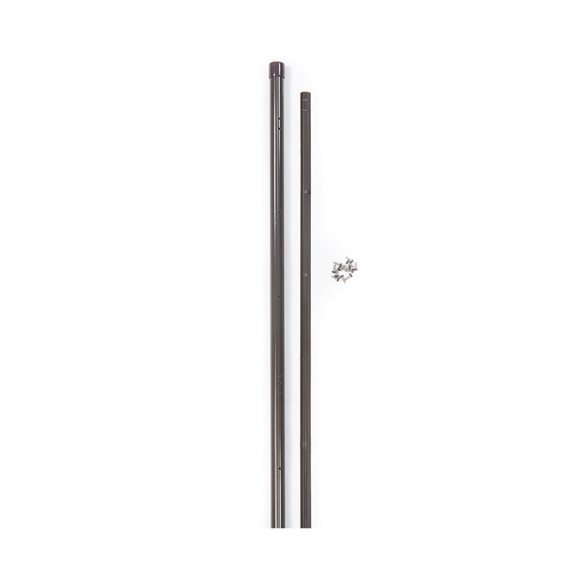4' X-Reinforced Aluminum Post (Brown)