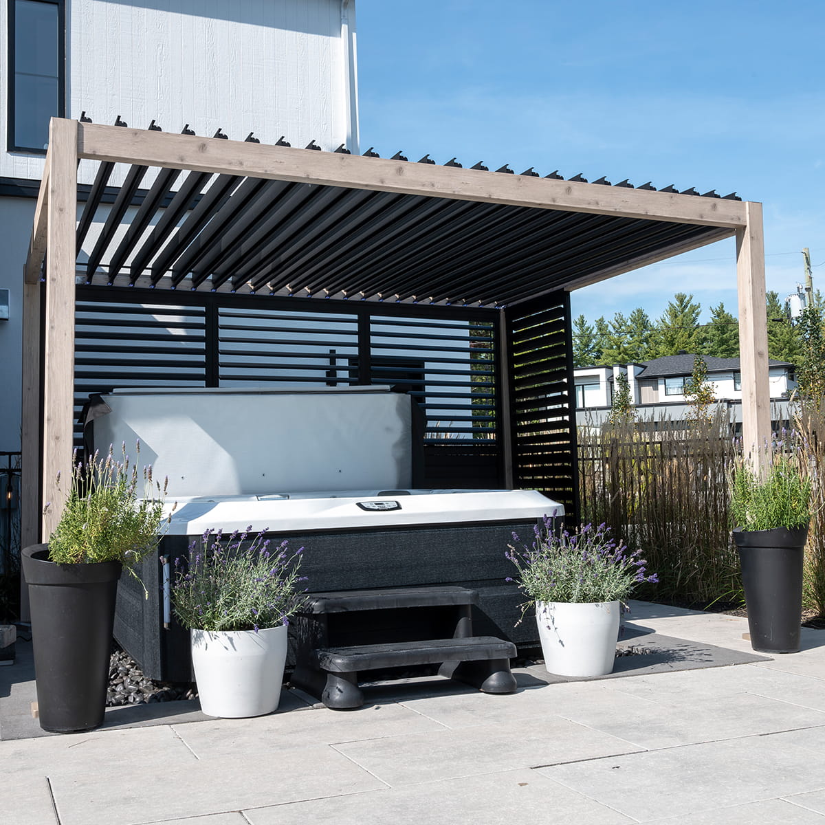 Cosa smart pergola 10' x 13' - Wood finish