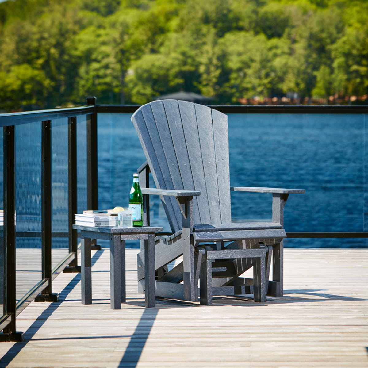 Petite table rectangulaire - Gris