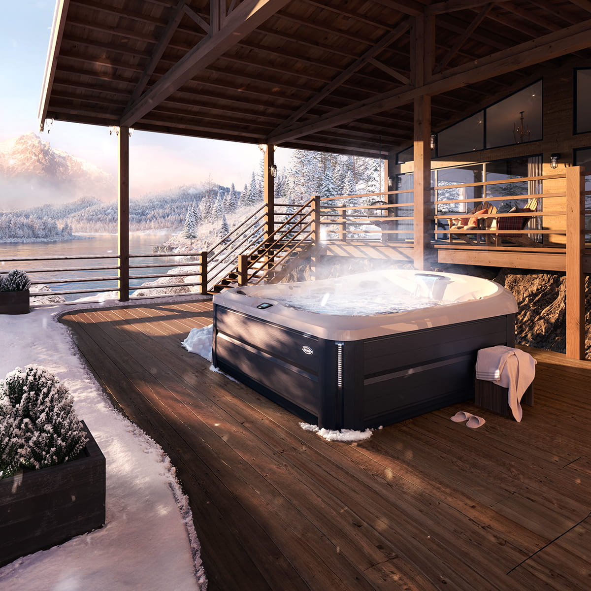 Spa J-495 -Platinum - Smoked Ebony