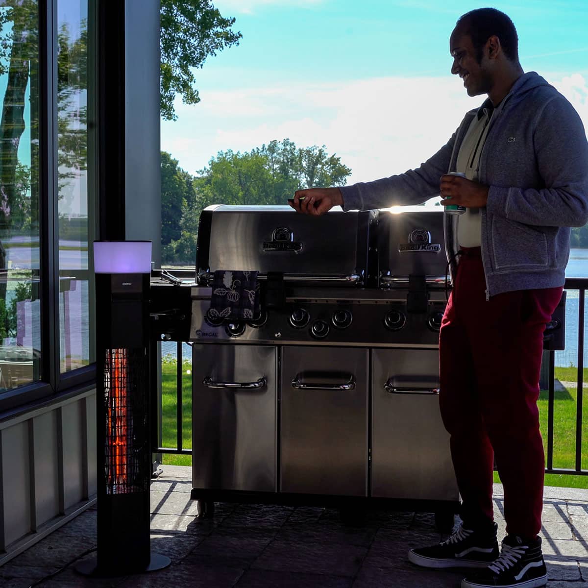 Standing patio heater HEA-21848