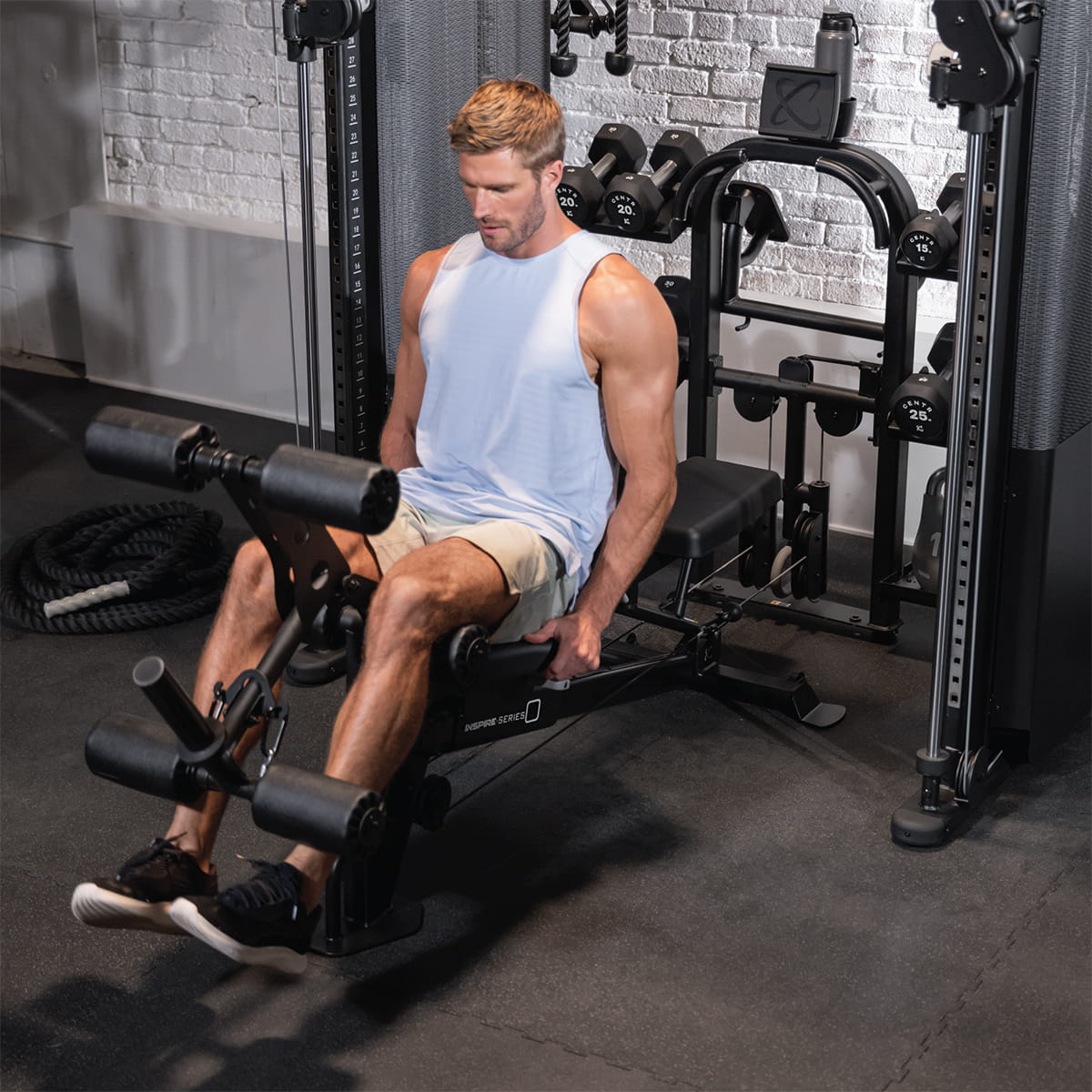 Leg Extension and Curl Attachment