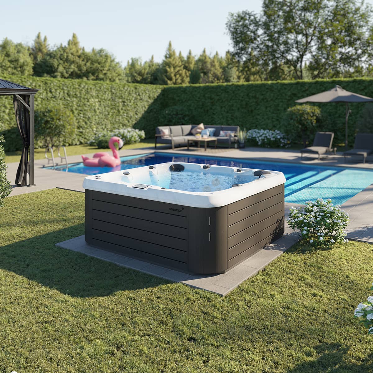 Spa Solstice S720 - Smoky Mountain - Gray