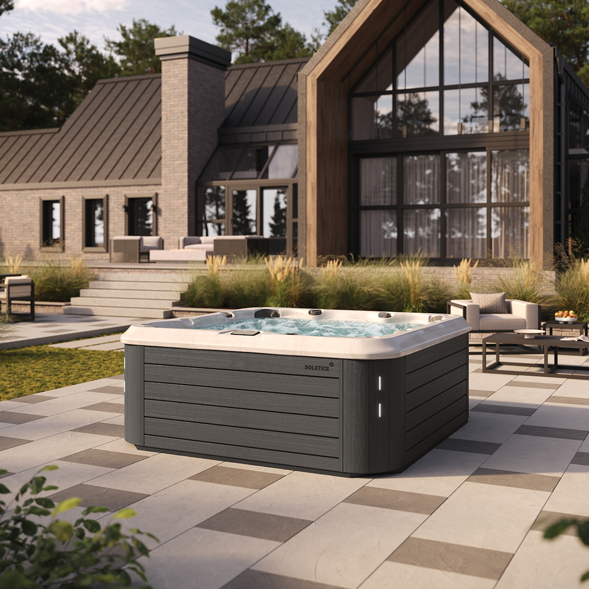 Spa Solstice S820 - Midnight Canyon - Gris