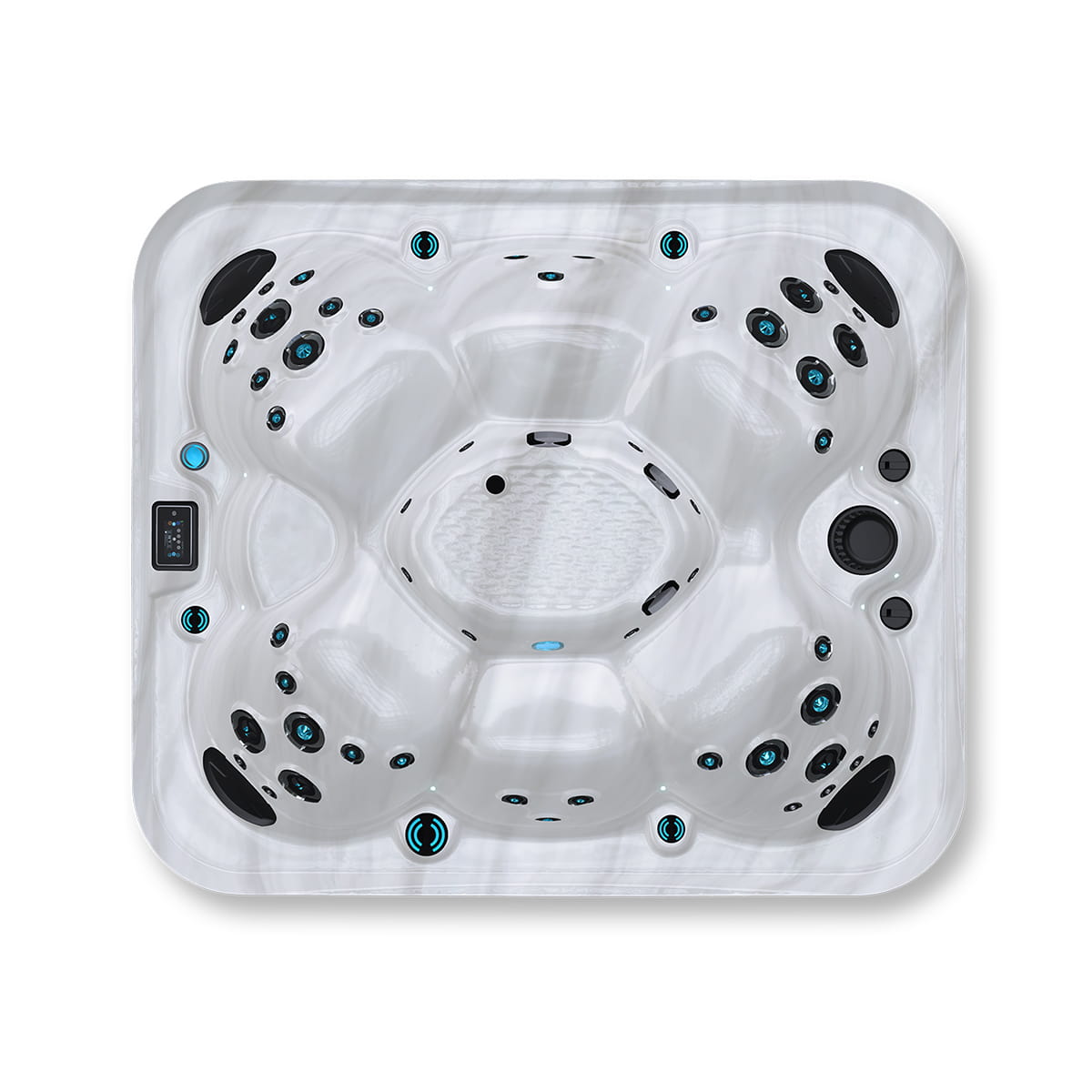 Spa Solstice S420 – Sterling Silver et gris