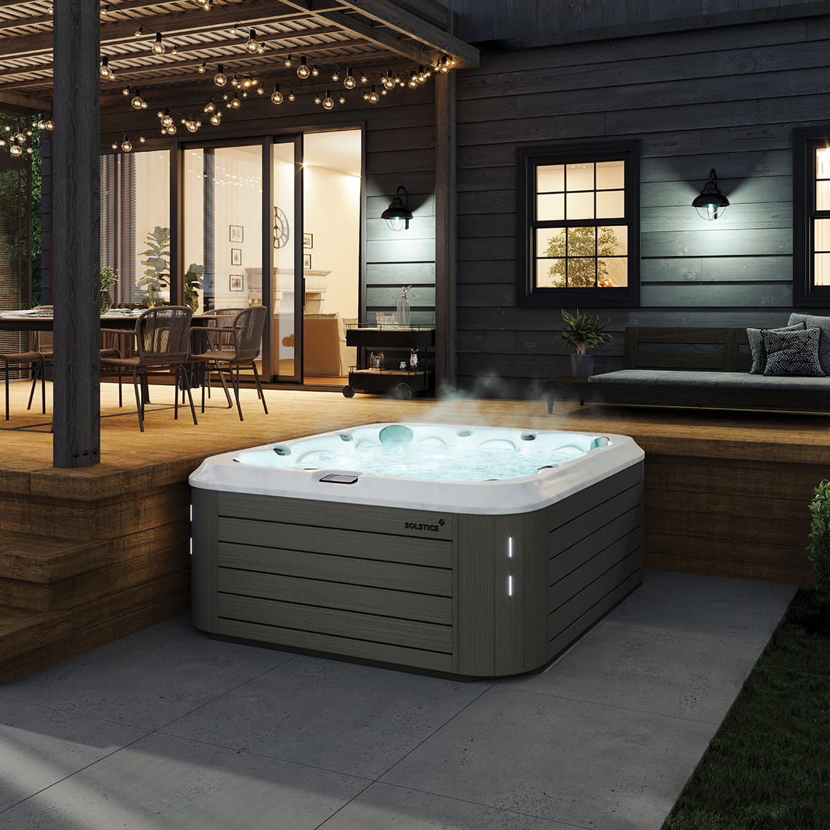 Spa Solstice S420 –  Storm Clouds et brun