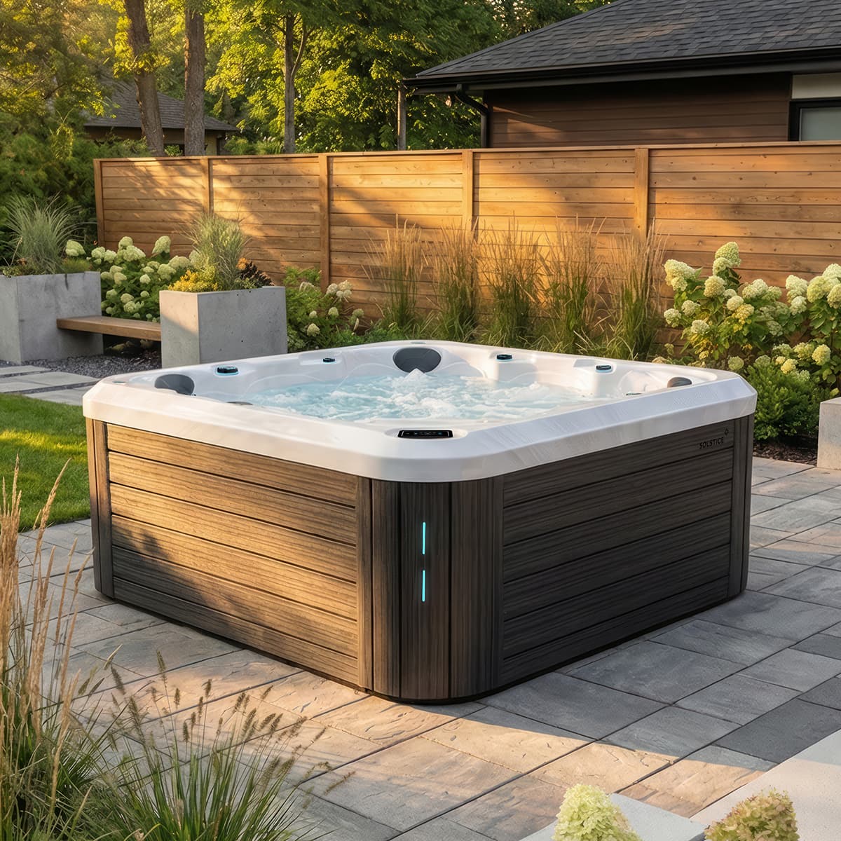 Spa Solstice S650  – Smoky Mountain et brun