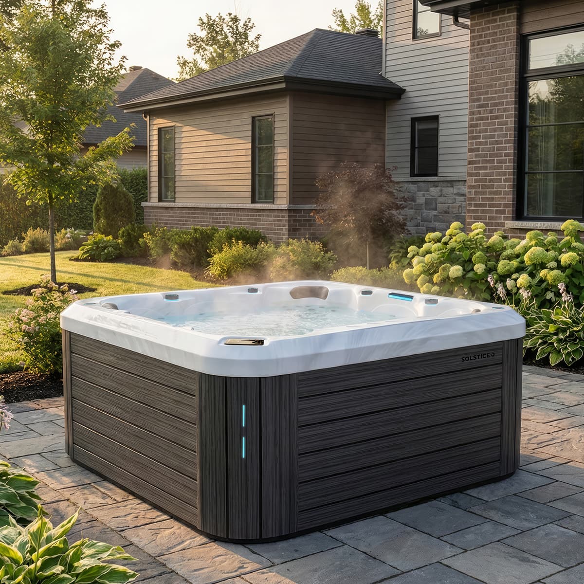 Spa Solstice S850 – Sterling Silver et gris