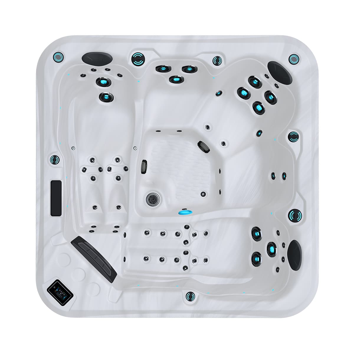 Spa Solstice S550  – Sterling Silver et brun