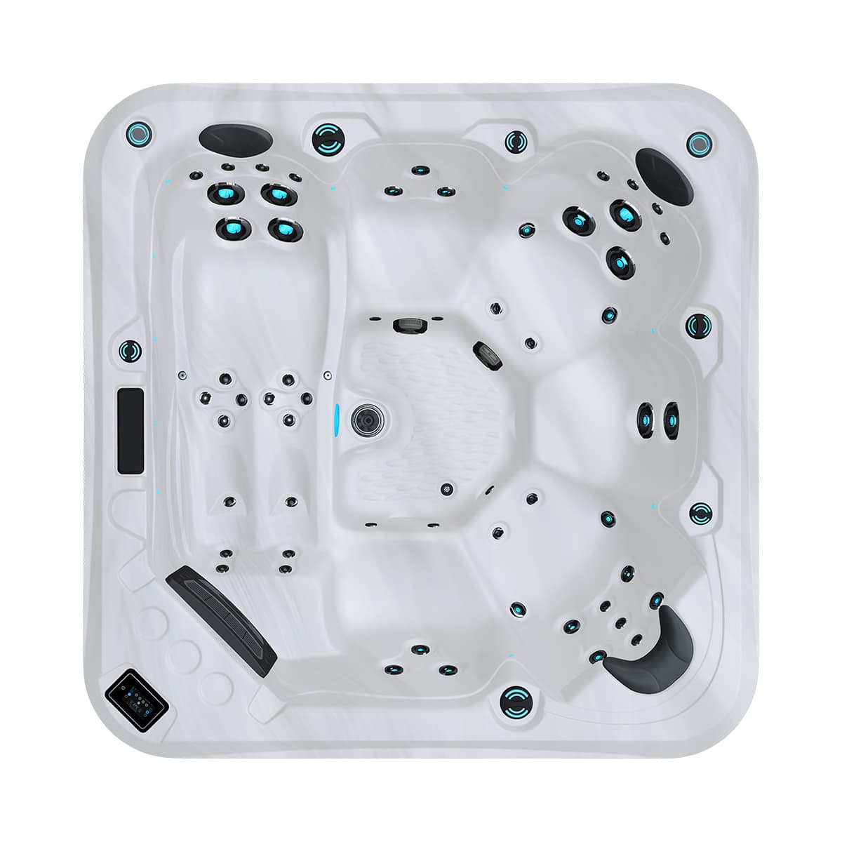 Spa Solstice S650  –  Storm Clouds et brun