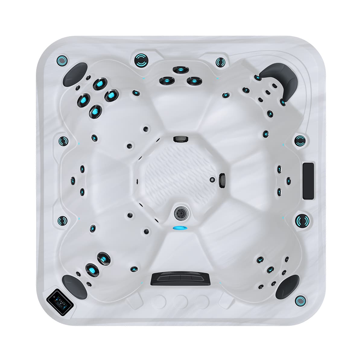 Spa Solstice S750  – Sterling Silver et brun