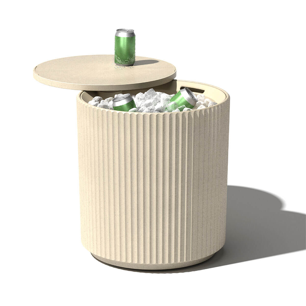 Demi Chill Accent Table with Storage - Sand