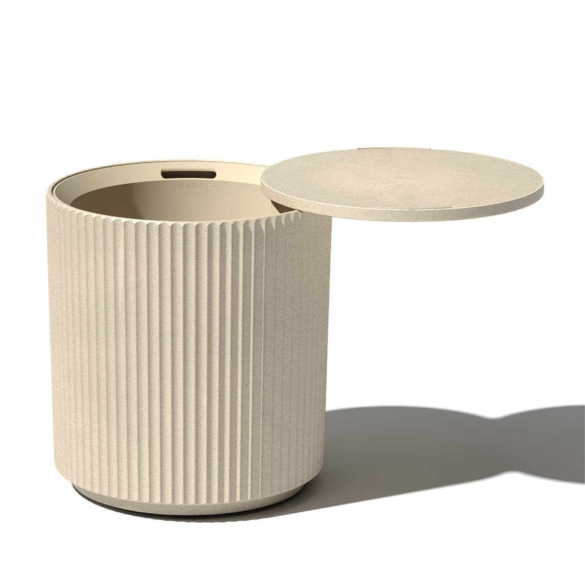 Demi Chill Accent Table with Storage - Sand