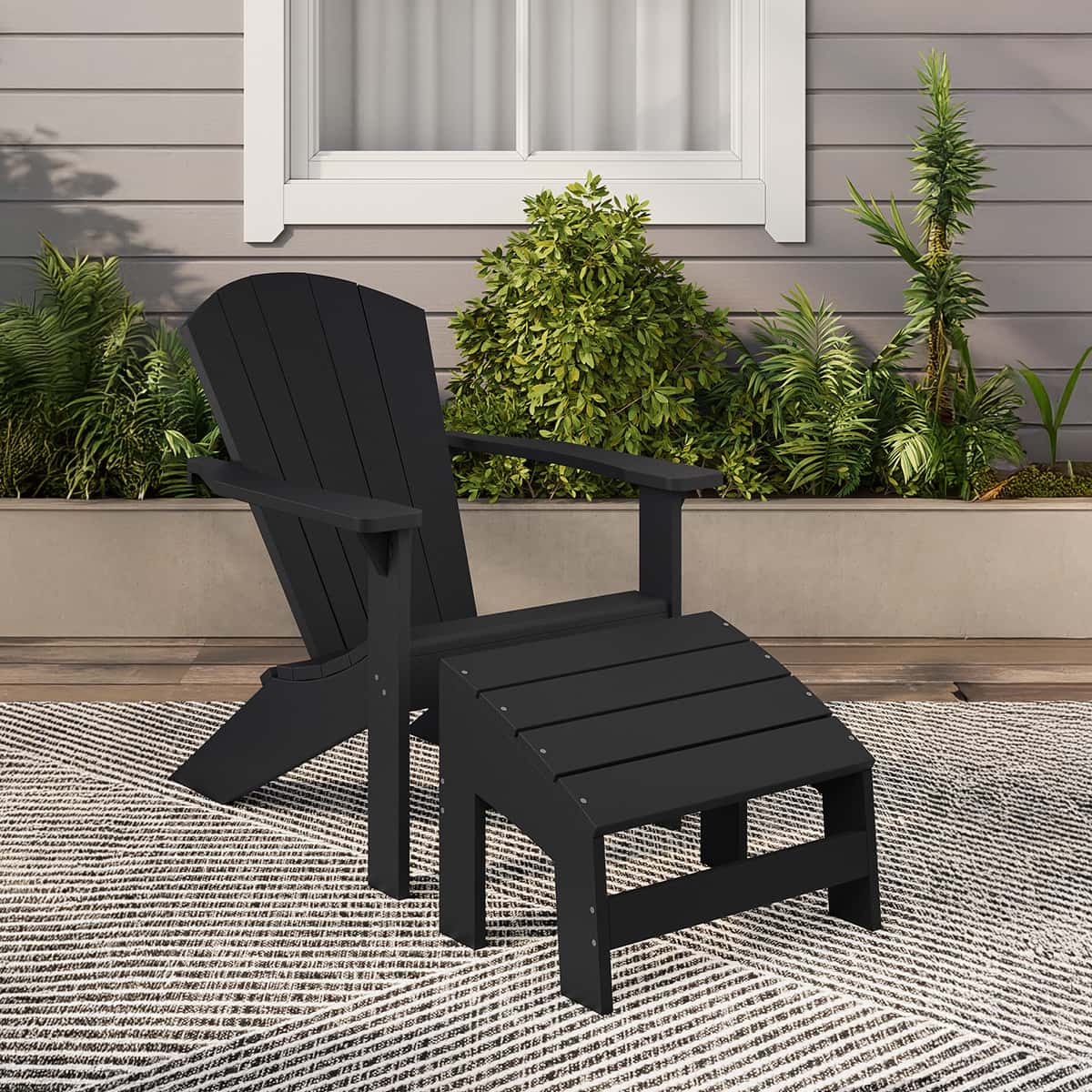 Adirondack Chair - Onyx