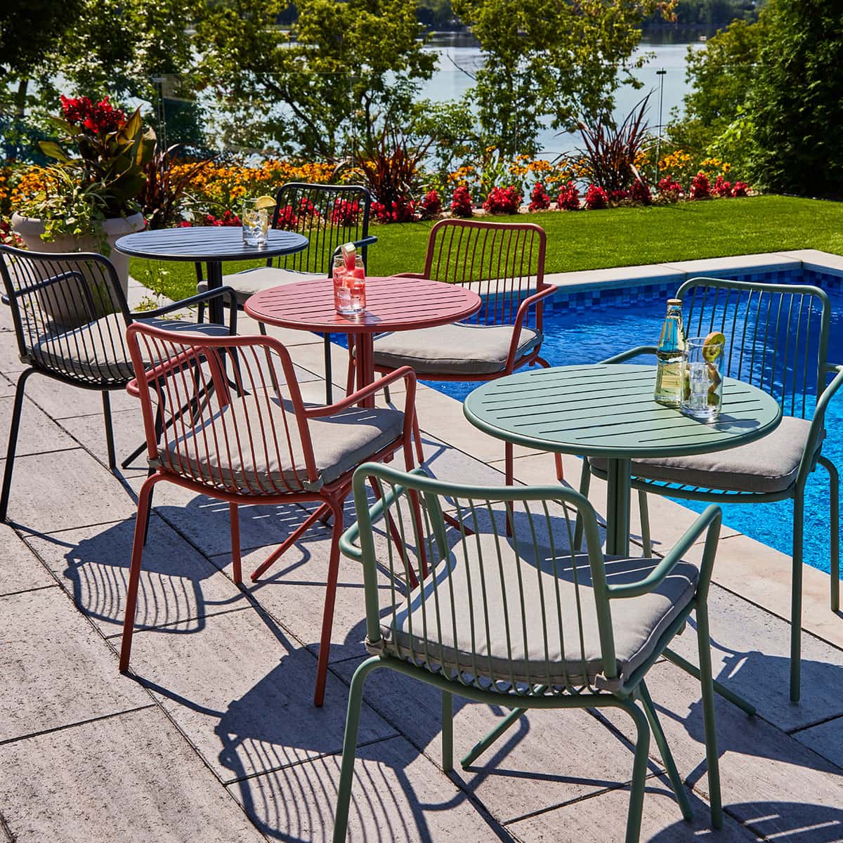 Chaise bistro Flores - Khaki