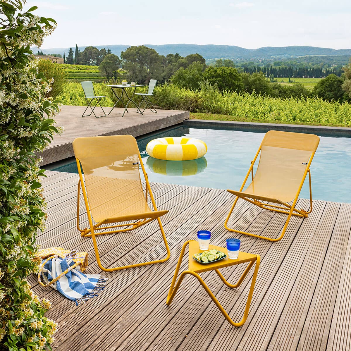 Chaise maxi transat Batylineiso - Miel