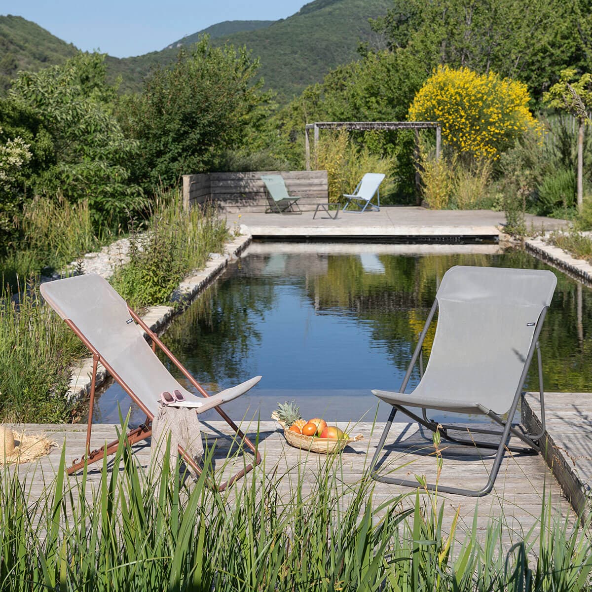 Chaise maxi transat Batylineiso - Terre