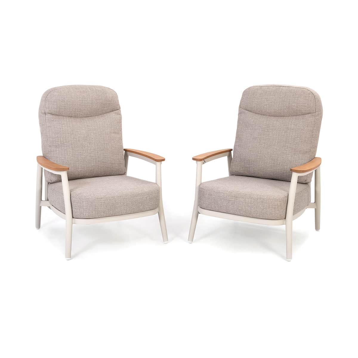 Fauteuil Club Sora - Crème