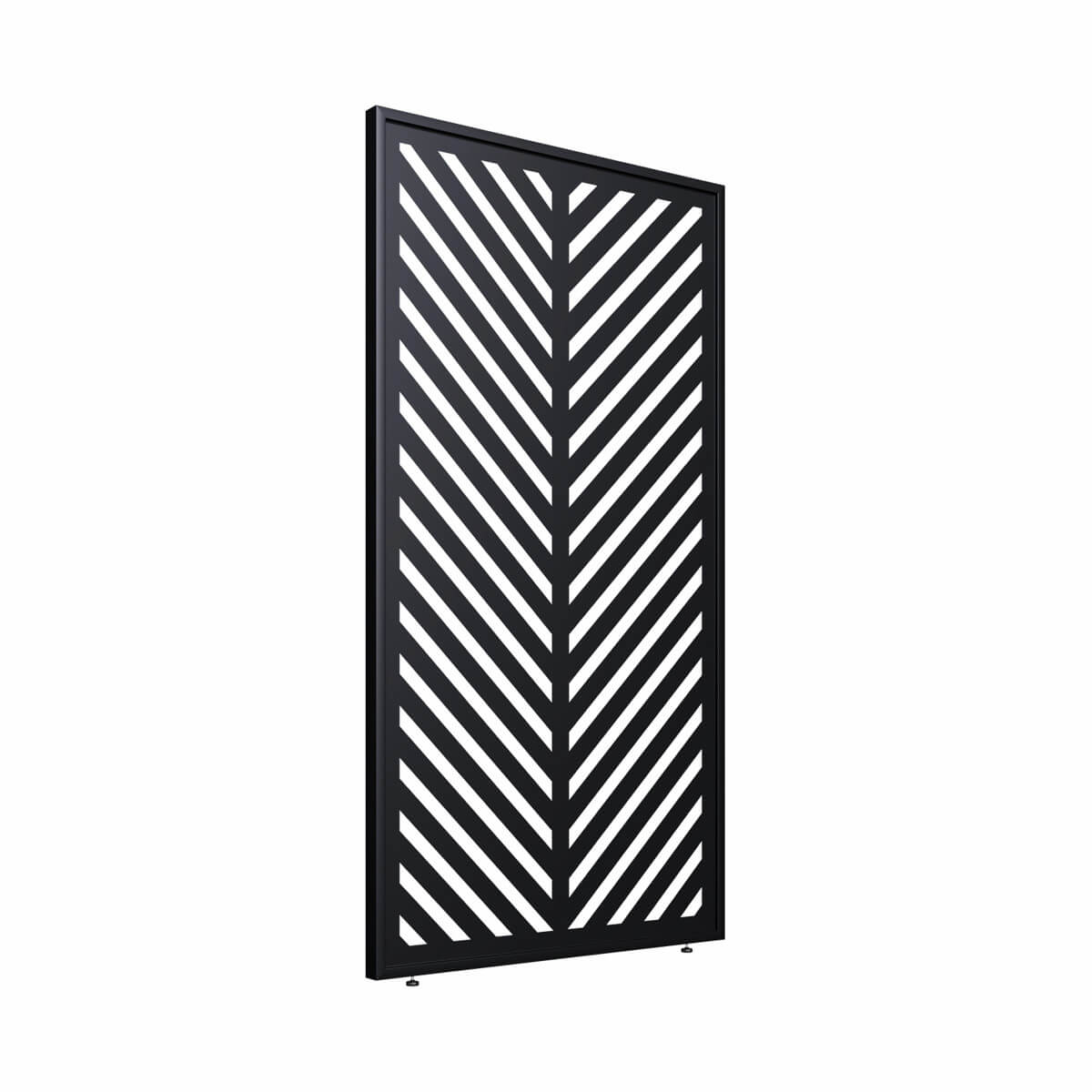 Decorative Chevron Panel 13' - Black