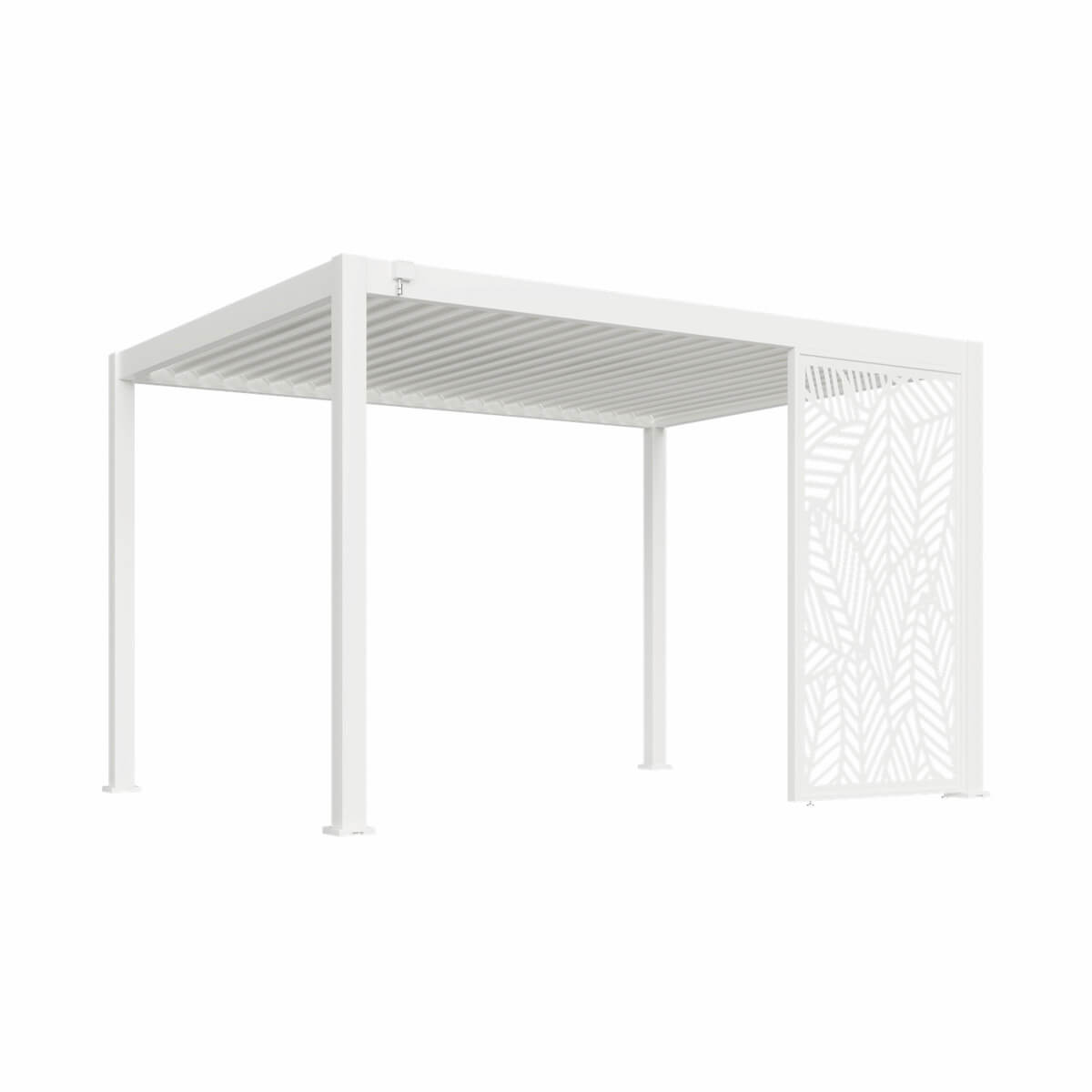 Panneau décoratif Palmier 13'  - Blanc