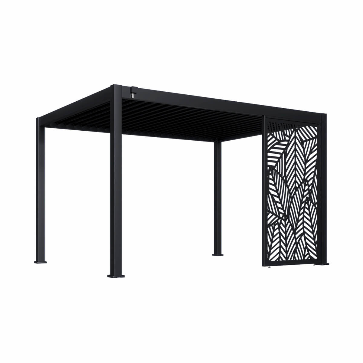 Panneau décoratif Palmier - Noir