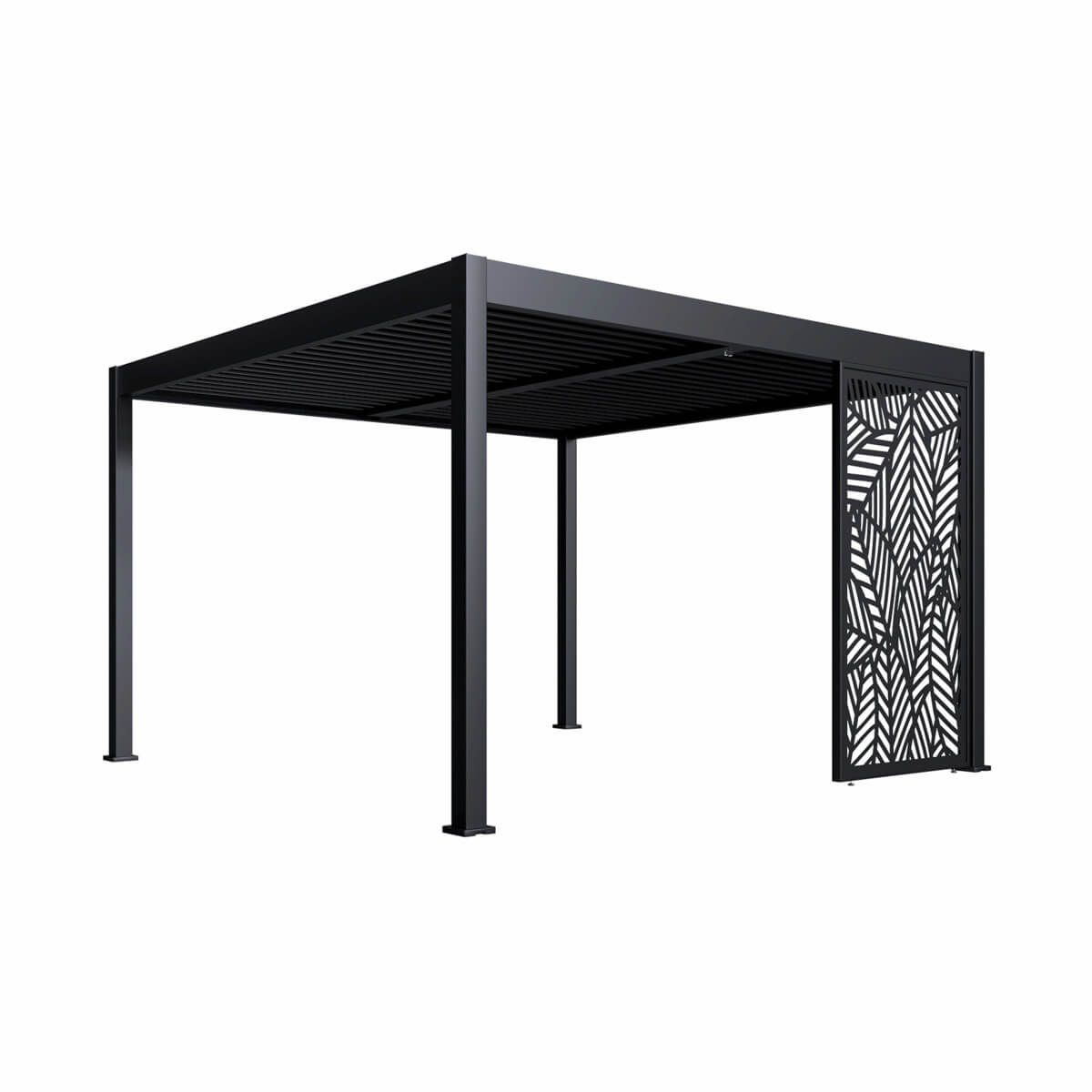 Panneau décoratif Palmier - Noir