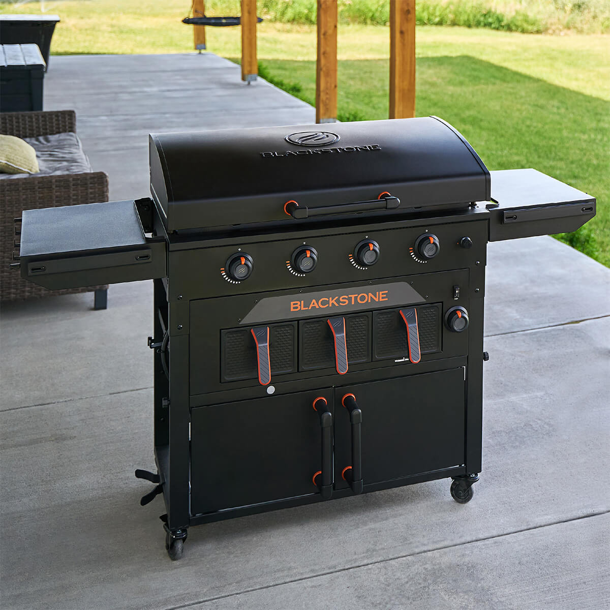 Patio Cooking Station – Griddle and Air Fryer