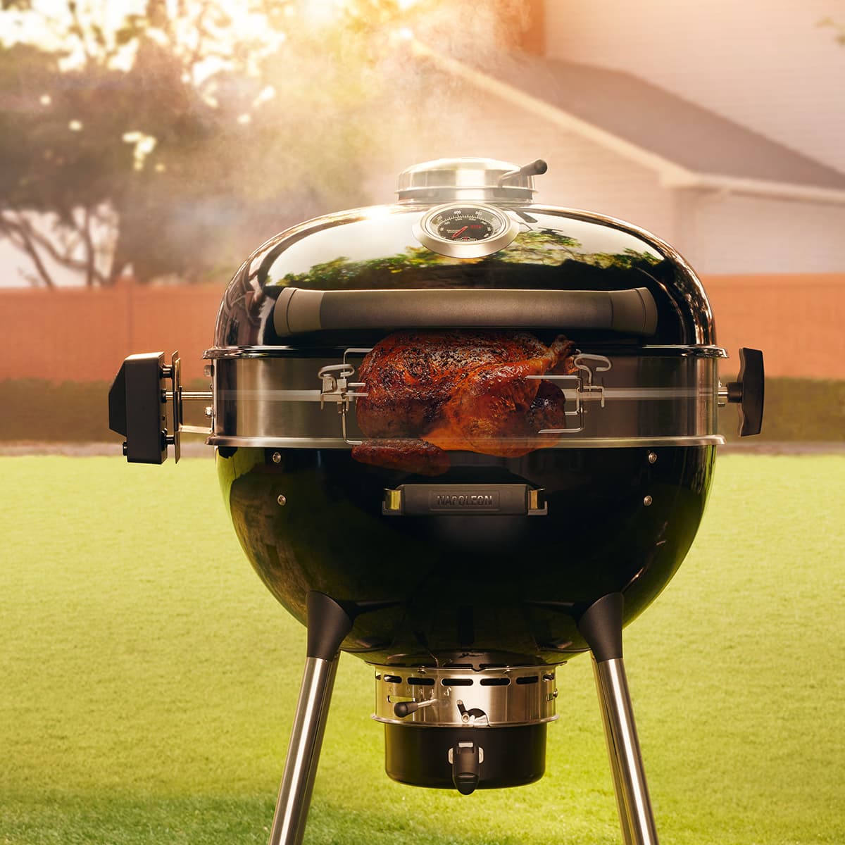 BBQ Napoleon PRO22K – Charcoal Grill on Wheels