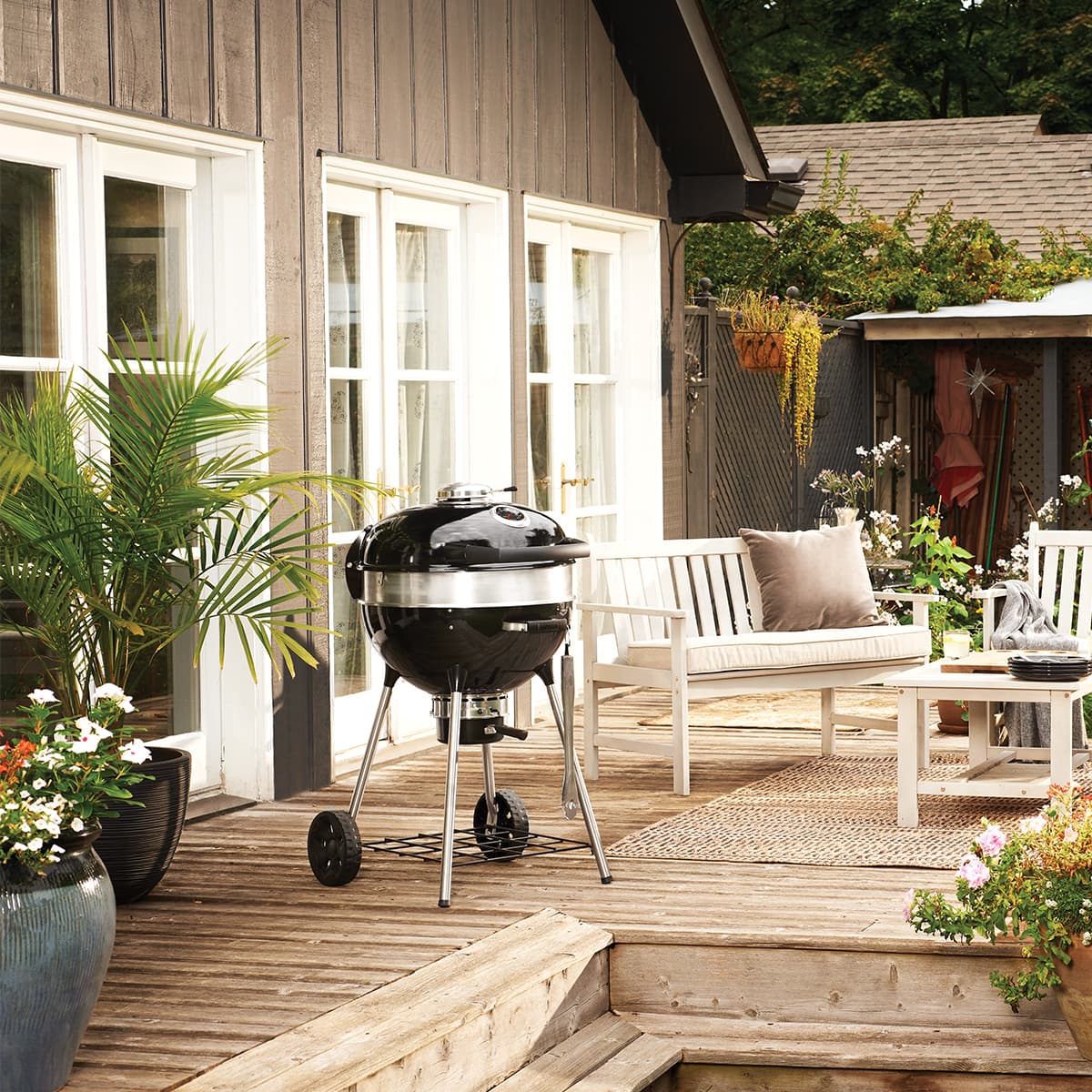 BBQ Napoleon PRO22K – Charcoal Grill on Wheels