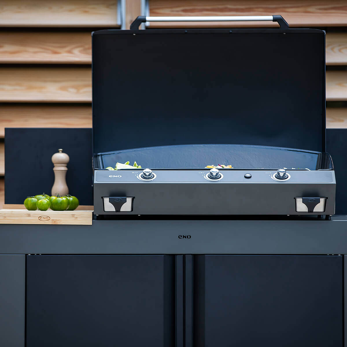 BERGERAC 3000 Gas Plancha – Cargo Grey