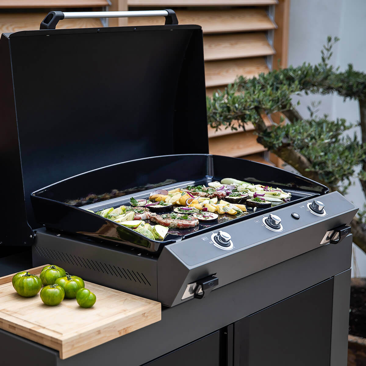 BERGERAC 3000 Gas Plancha – Cargo Grey