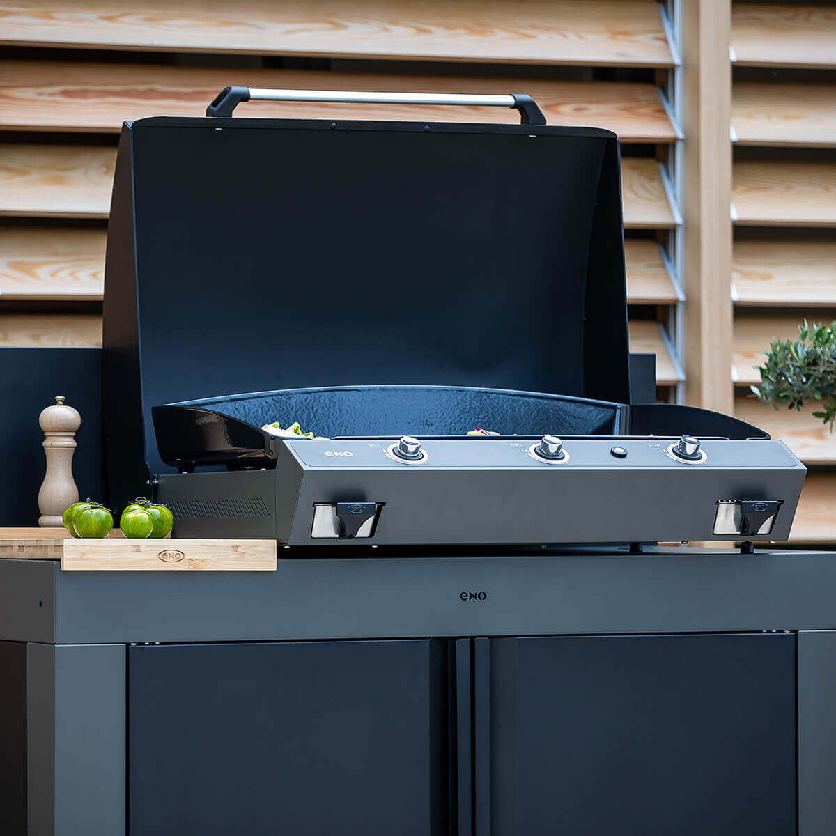 BERGERAC 3000 Gas Plancha – Cargo Grey