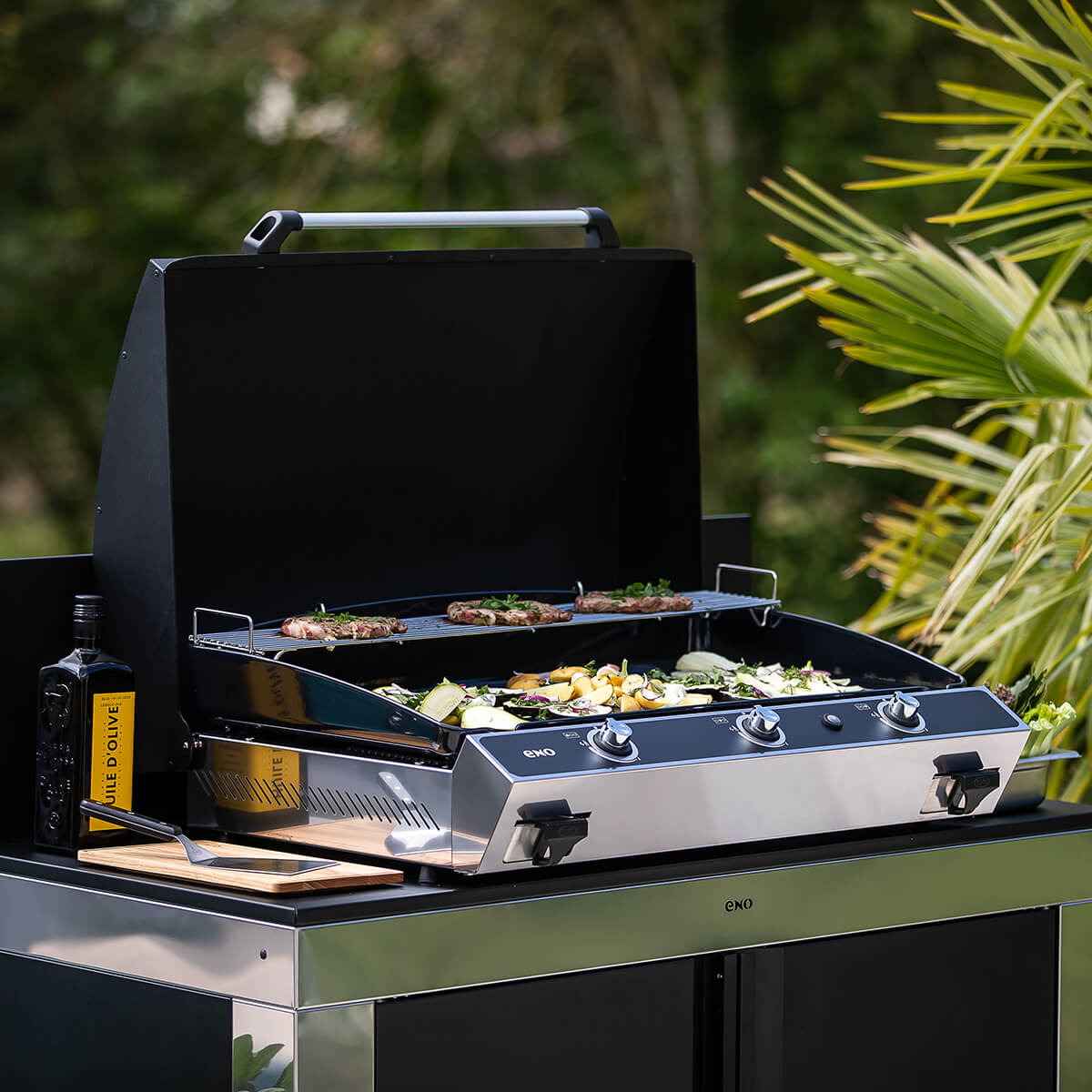 BERGERAC 3000 – Gas Plancha Stainless Steel