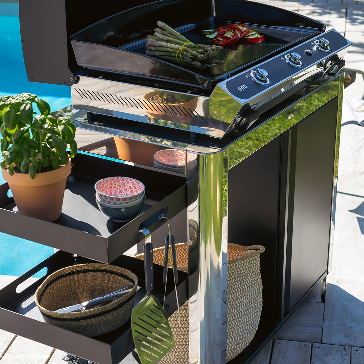 BERGERAC 3000 – Gas Plancha Stainless Steel