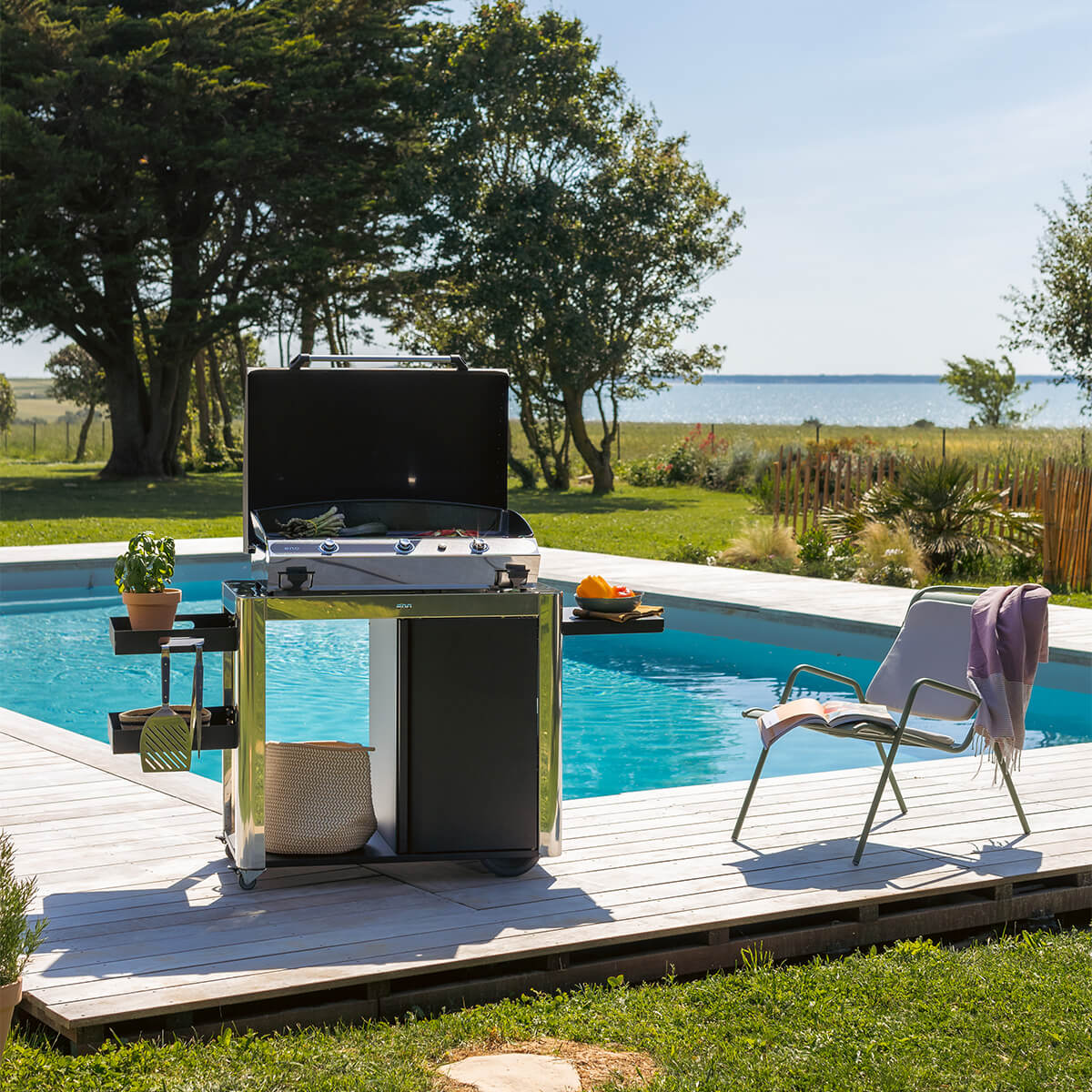 BERGERAC 3000 – Gas Plancha Stainless Steel