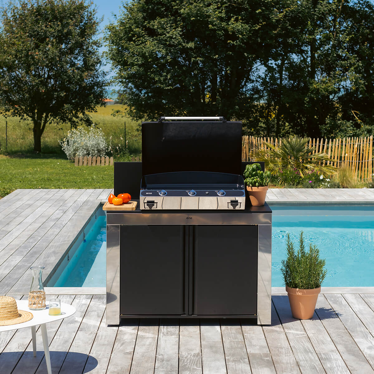 BERGERAC 3000 – Gas Plancha Stainless Steel