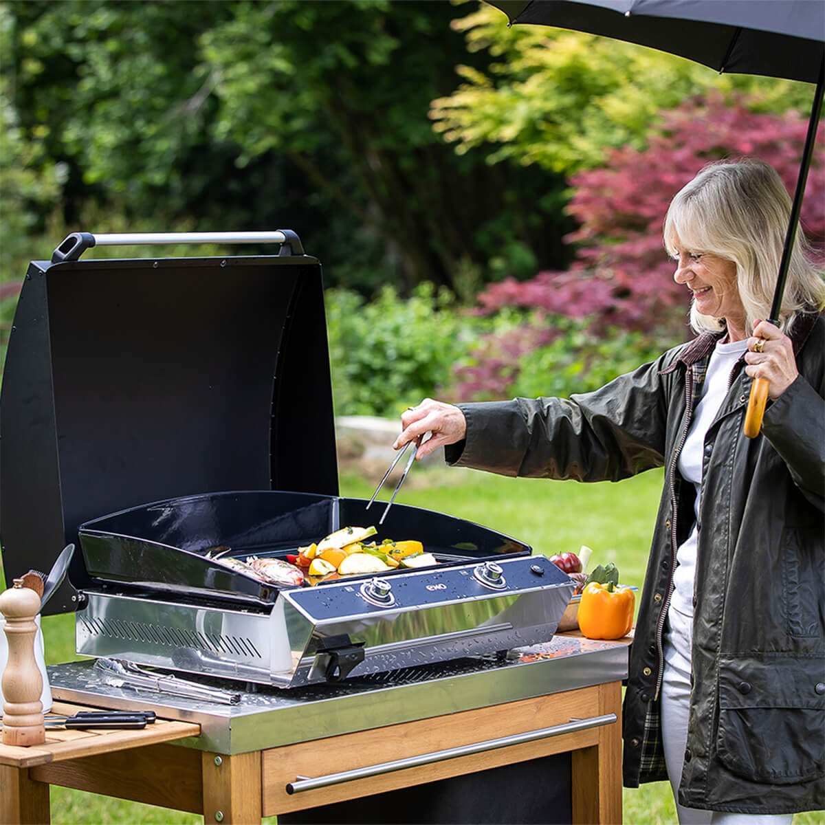 BERGERAC 400 Gas Plancha – Stainless Steel