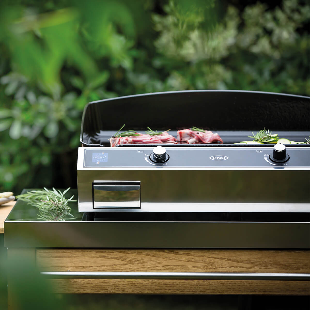 BERGERAC 400 Gas Plancha – Stainless Steel