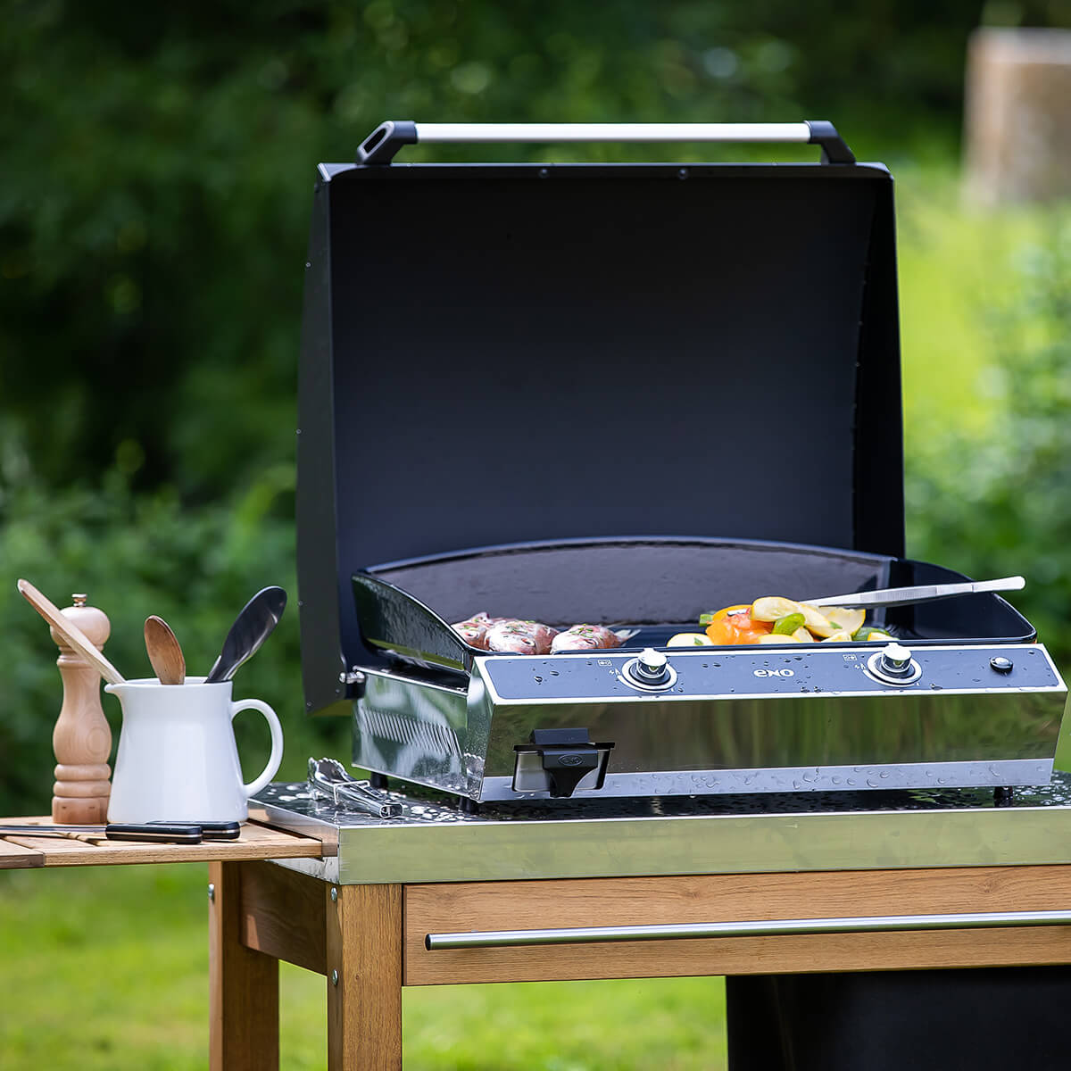 BERGERAC 400 Gas Plancha – Stainless Steel