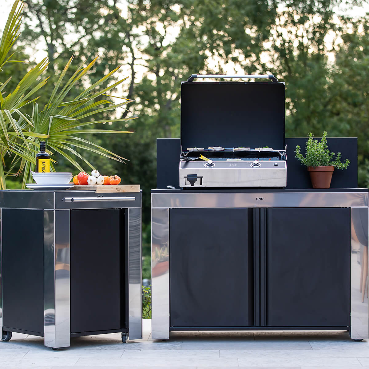 BERGERAC 400 Gas Plancha – Stainless Steel