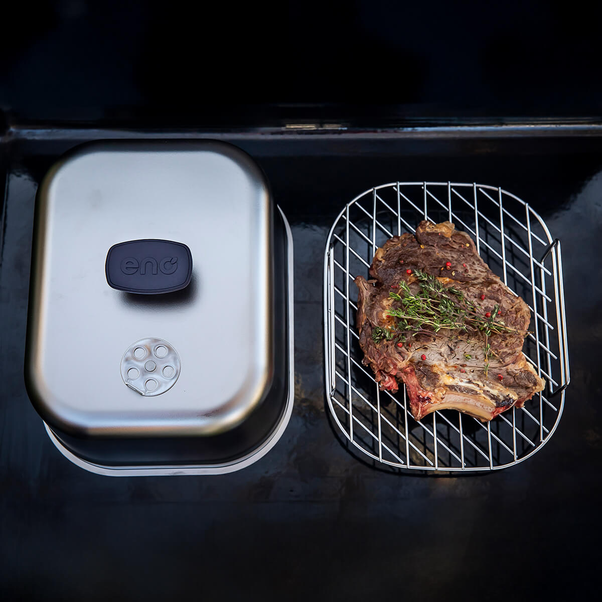 Stainless Steel Indirect Cooking Grid – Plancha and BBQ